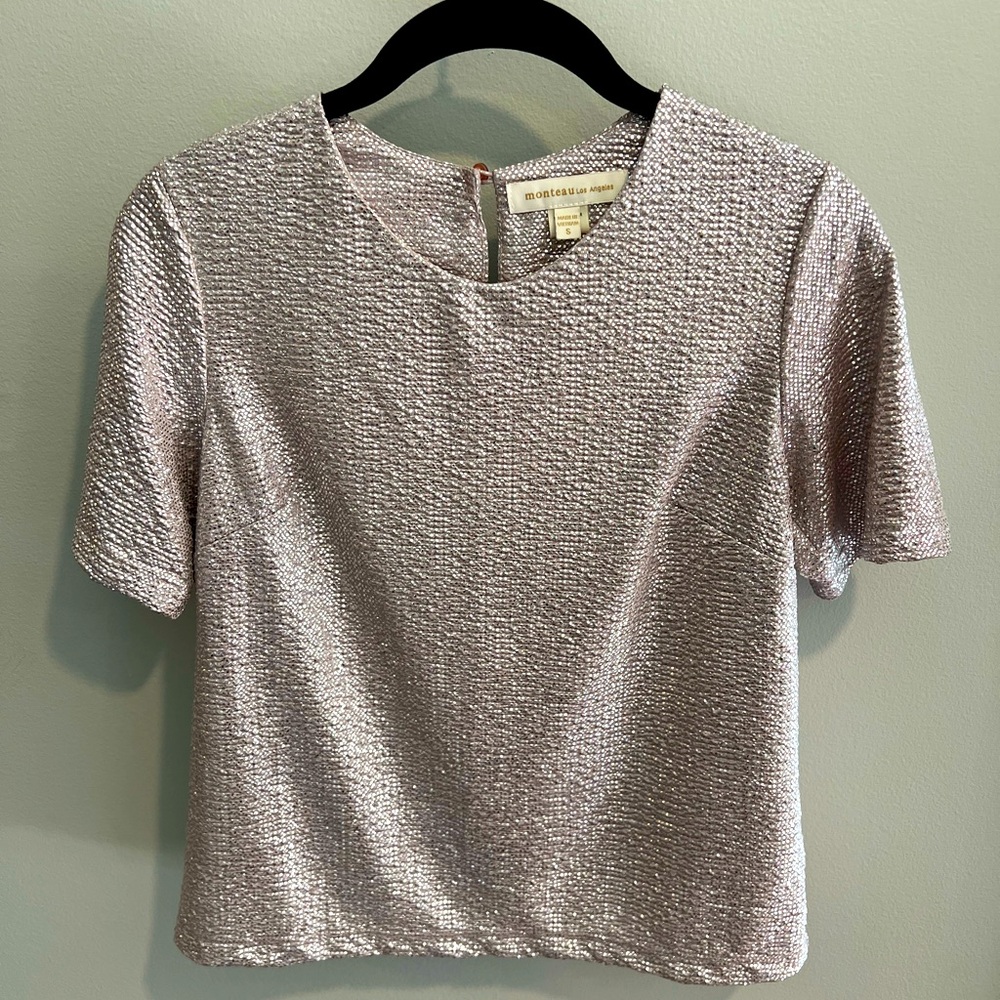 Champagne Shimmery Blouse